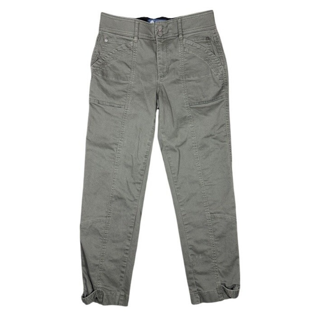 Democracy Ab solution Olive Green Cargo Pants Womens 2 BH2567E8X2 Straight Leg